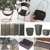 Plastic Woven Rattan Repair Material Plastic Wicker Repair Material,Plastic Rattan Gardenniture Material Woven Material view 4