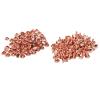 100 Sets Tubular Double Cap Rivets, Metal Studs Rivets Rose Gold Strong Luster High Hardness Metal Leather Rivets for DIY Leather Crafts Belts (Fe8x8s-010) view 1