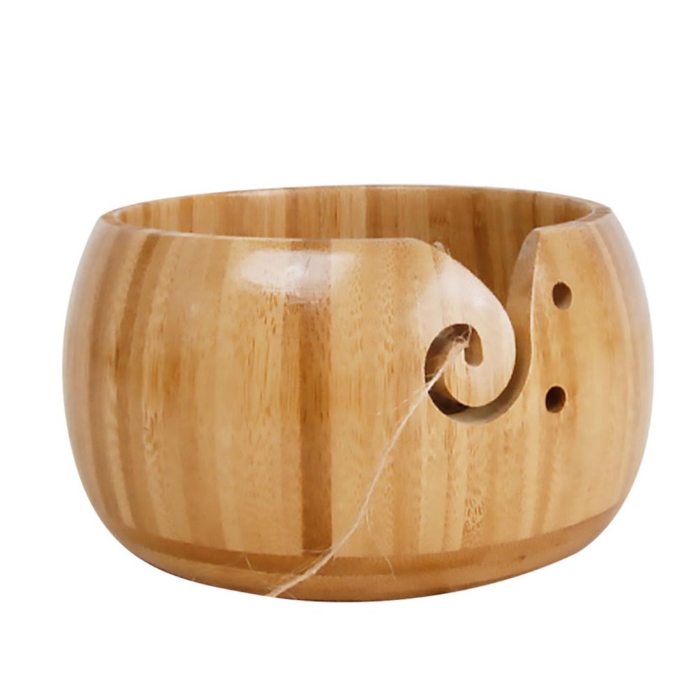 STOBOK Storage Bowl Crochet Yarn Holder Thread Caddy Craft Supplies Organizer