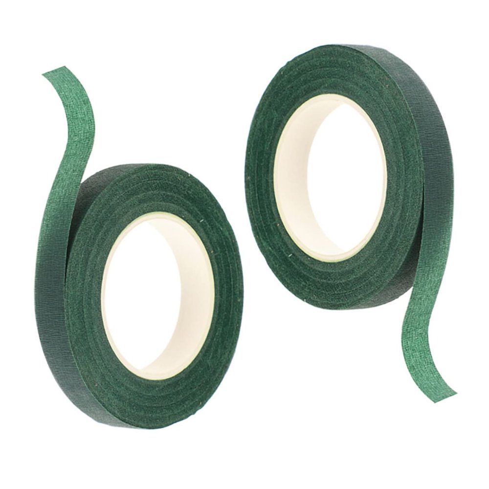 NUOBESTY 2rolls Floral Tape for Bouquet Making Stem Wrap and Floral Arrangement Flexible and Gardening Tape for Flower Crowns and Crafts