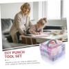 Beatifufu Needle Felting Kit Wool Felt Material Package Punch Needles Felting Tools view 3
