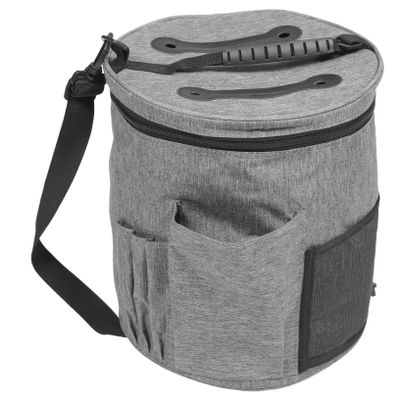 FOYTOKI Diy Knitting Tools Bag Baseball Bucket Cover Wool Storage Organizer Tote Bags for Knitting