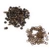 100PCS Pre Cut Metal Eyelets, 3mm Versatile Fit Well Belt Hole Puncher Small Grommets with Washers for Leather Craft DIY Sewing (4mm) view 1