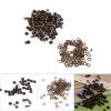 100PCS Pre Cut Metal Eyelets, 3mm Versatile Fit Well Belt Hole Puncher Small Grommets with Washers for Leather Craft DIY Sewing (4mm) view 3
