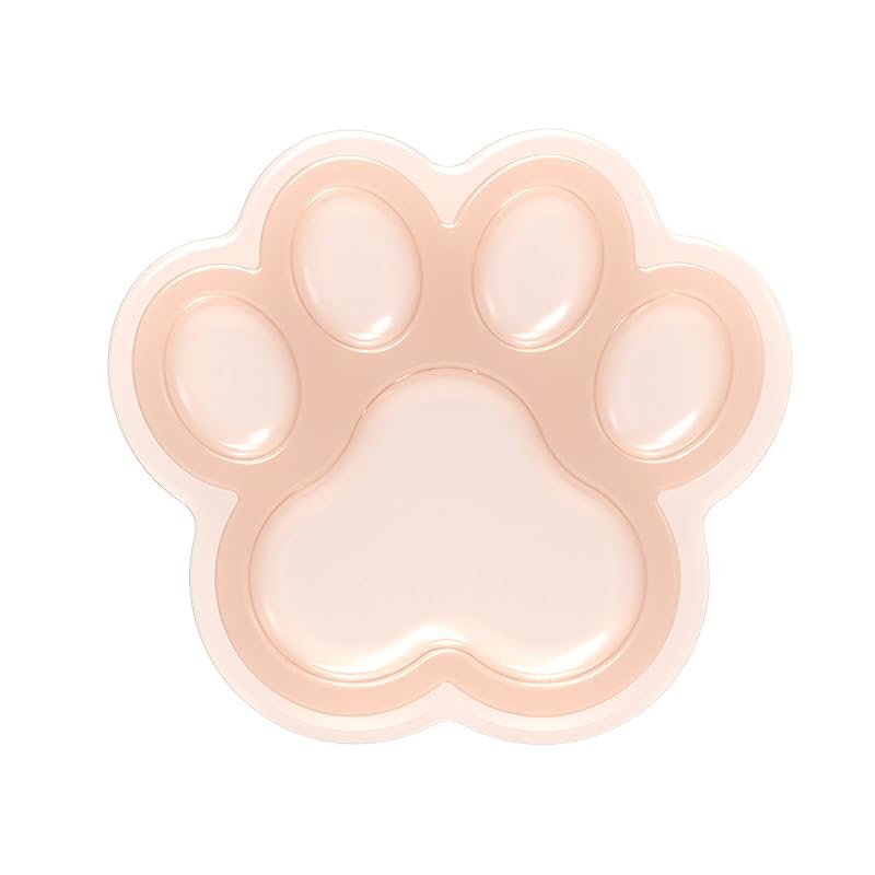 Blackwings Multi-Use Silicone Palette for Makeup, Nail Art, Lashlift & Painting, Cat's Paw Design Style, Reusable Blending Board with Customizable Zones, Portable & Easy Clean for Professionals/DYI