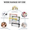 CIZITBE 6 Pcs Clear Pencil Bag with Zipper, Transparent Pen Pouch, Multifunctional Travel Toiletry Cosmetic Makeup Bag, Stationery Organizer view 2