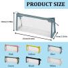 CIZITBE 6 Pcs Clear Pencil Bag with Zipper, Transparent Pen Pouch, Multifunctional Travel Toiletry Cosmetic Makeup Bag, Stationery Organizer view 3