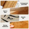 100 Sheets Cicada Wing Rice Paper - Handmade Bamboo Pulp Xuan Paper for Mixed Media, Gelli Printing & Calligraphy - Ultra-Thin, Strong & Translucent Art Paper for Collage, Layering & Journaling view 3