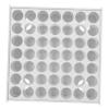 Beatifufu 49hole Wooden Paint Storage Rack Vertical Organizer for Paint Bottles Pigments and Art Supplies Convenient DIY Tool Stand for Efficient Craft Storage view 1