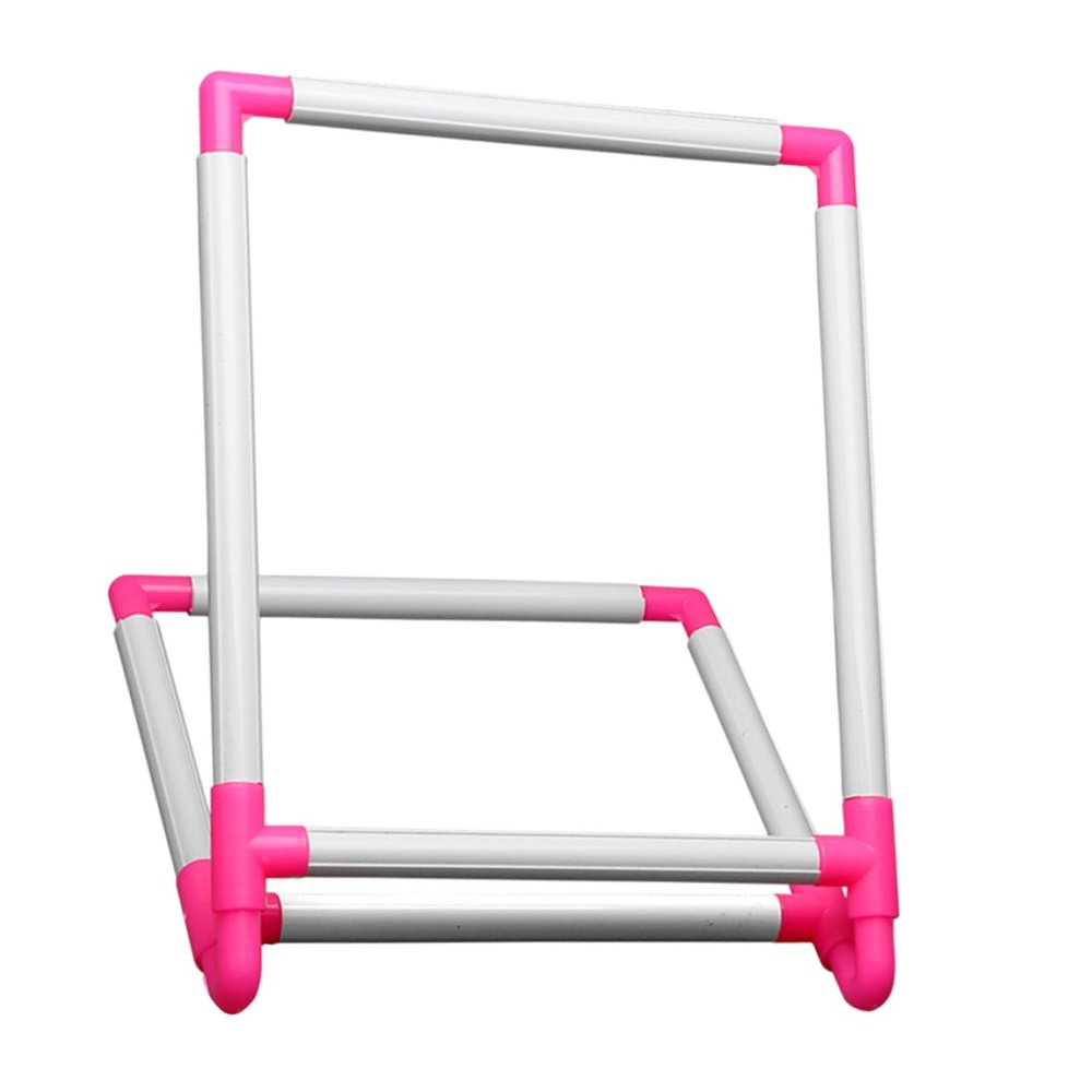 ULDIGI 1pc Embroidery Quilting Frame Stand PVC Cross Stitch Rack Embroidery Hoop Frame Clamp Design for Table