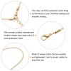 HARFINGTON 10pcs Waxed Necklace Cord Bulk, 18 Inches and 2mm Dia Necklace String Rope with Clasp for Pendants, Bracelets, Necklaces, Jewelry Making Beading Supplies,Dark Beige view 4