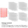 A4 Dies and Stamps Storage Book Binder Folder, Page Protectors Pockets Inserts Organizer for Cutting Dies Stencil Album Stamp Crafts, 1Pcs Orange Storage Book Cover & 20 Inserts with 1/2/3/4 Pockets view 4