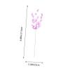 PRETYZOOM 50pcs Floral Decorations Hand-Woven Acrylic Flower Branches DIY Wreath and Home Decor view 2
