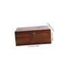 VILLFUL 1pc Wooden Sewing Box Household Storage for Needlework Smooth Polished Finish Creative Design for Organized Craft Supplies for Home and Desktop Use view 2