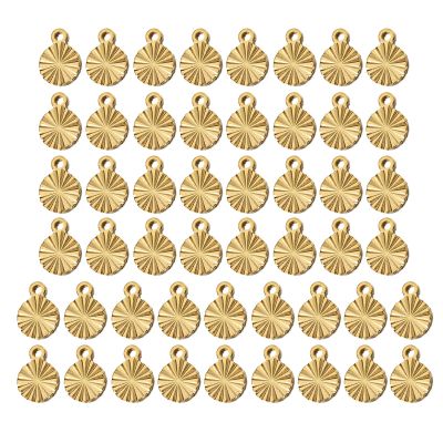 Haoyull 50pcs Stainless Steel Small Charm Rusts Resistant Pendant for Necklace Bracelet Findings Jewelry Making Accessories