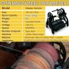 menglanchang Compact Electric Wool Spinner | Electric Winding Machine | 12v Yarn Spinning Wheel,| 4oz(120g) Fiber Capacity | Adjustable Speed (0-800rpm) | for Spinning and Weaving,Black view 2