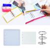 Customizable Notebook Decorations with Silicone Mold Crystal Dropping Notebook Covers Resin Moulds view 2