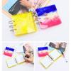 Customizable Notebook Decorations with Silicone Mold Crystal Dropping Notebook Covers Resin Moulds view 4