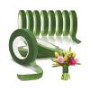 SHENIAFC 8 Packs Green Floral Tape 1/2 Inch Wide Ideal for Fresh Flowers Floral Crafts Bouquets and Wedding Arrangements 30 Yards Non Sticky Florist Tape view 1
