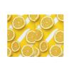 Blank Cards and Envelopes, Lemon Zest Yellow Stripes Pattern, Blank Greeting Cards, Blank Cards for All Occasion - Gray view 3