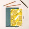 Blank Cards and Envelopes, Lemon Zest Yellow Stripes Pattern, Blank Greeting Cards, Blank Cards for All Occasion - Dark Green view 3