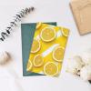 Blank Cards and Envelopes, Lemon Zest Yellow Stripes Pattern, Blank Greeting Cards, Blank Cards for All Occasion - Dark Green view 4
