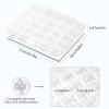 Opret 25 Slots Bobbin Organizer, Transparent Plastic Bobbin Case, Empty Spools Box For Sewing Supplies, 4 Pack, Compatible With Class 15 & SA156 Bobbins view 2