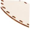 BEBEMOKO 2pcs Wooden Crochet Basket Base Blank Round Base for DIY Basket Weaving Craft Kit view 3