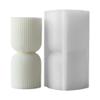 Flexible Silicone Mold Striped Pillar Shaped Candle Molds Scented Aromatherapys Making Mould Handmade Ornament Mould view 1