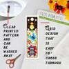 BEUNITONE 6 Pcs Insects Cross Stitch Bookmark Kits for Beginners Bookmark with Butterflies Dragonflies Pattern Counted Cross Stitch DIY Stamped Embroidery with Instructions for Book Lover 8''x2.4'' view 3