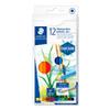 Idena 90343 Watercolour Painting Pad A4 with 30 Sheets, Includes 12 Staedtler Watercolour Pencils in Classic Hexagonal Format, Watersoluble Colouring Pencils view 4