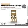 MRY-SFW 1/160 Wooden Lookout Tower Train Model Scene Landscape Architecture Vehicle Figure Accessories view 2