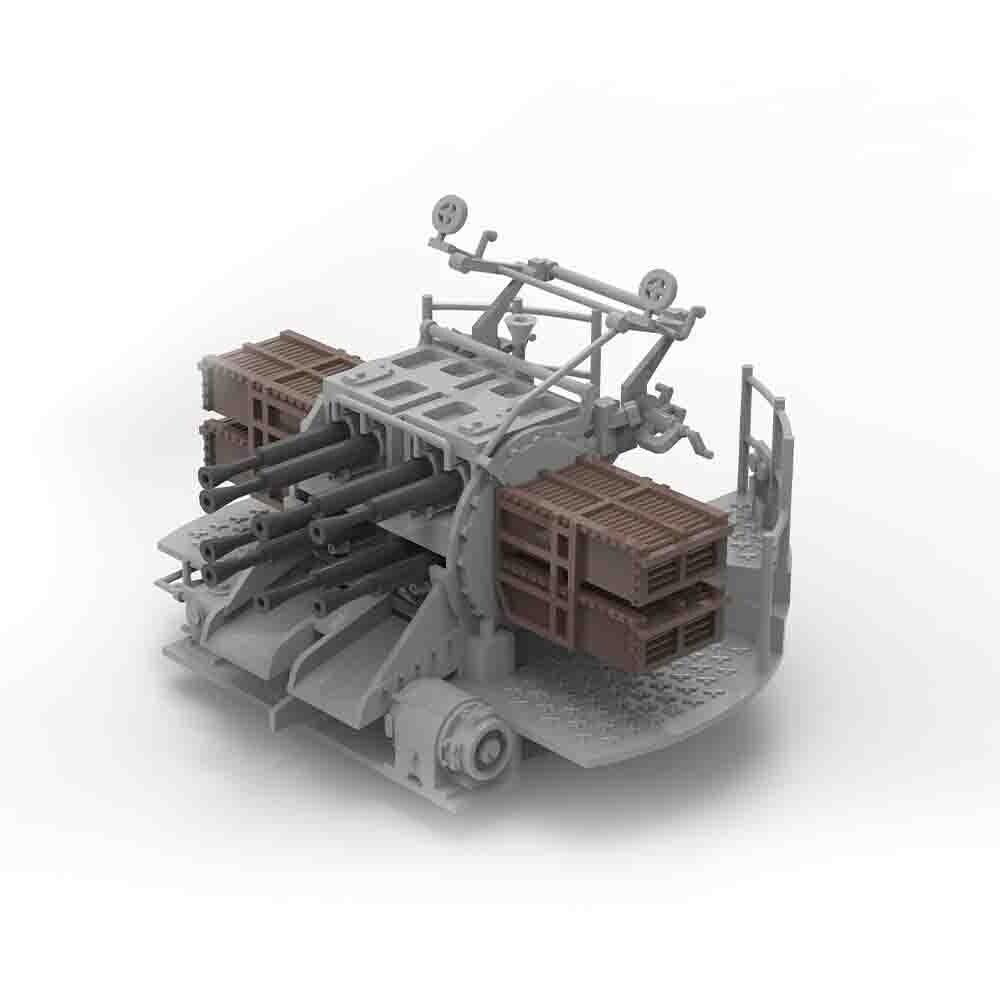 MRY-SFW 1/200 Ship Model Upgrade British Navy 2lb Octa-Pack BangBangBangBanggun Boxer No Shield Navy Model Kit