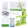 LIBODD Rotate Pin Badge Maker Machine Button Pin Maker Badge Punch Press Machine with 100 Set Parts and Cutter 25/32/37/44/58MM(58MM) view 3