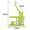 LIBODD Rotate Pin Badge Maker Machine Button Pin Maker Badge Punch Press Machine with 100 Set Parts and Cutter 25/32/37/44/58MM(58MM) view 4