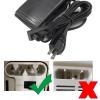 Foot Pedal Power Cord for Bernina 540, 640, 642, 707, 708, 709, 717, 718, 719, 727 Sewing Machines, Round Plug view 3