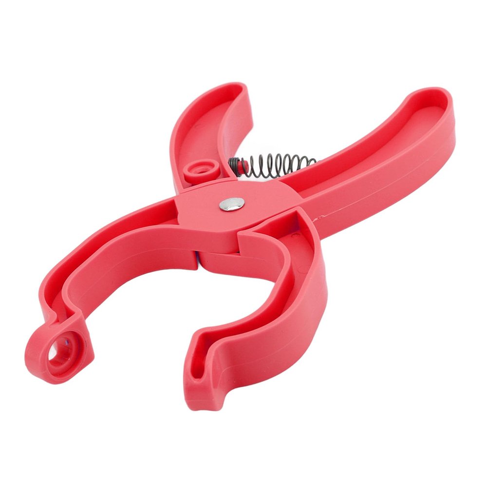 Pssopp Animal Eyes Making Supplies Tool, Ergonomic and Time Saving Design Easy to Use Multifunctional Plastic Safety Eye Tool for Doll Making Supplies(Blue) (Red)