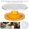 CHEOTIME Sculpting Wheel, Pottery Wheel Turntable Model Making Machine Sculpture Tool Manual Carving Wheel Sculpting Turntable for Art Supply view 4