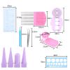 Jwthee Beginners Quilling Tools Kit,11 in 1 Quilling Kits Paper Strips Tool Set Quilling Paper Strips Quilling Tool Set Paper Craft Crimper Comb Ruler Pins Border Buddy Set view 4