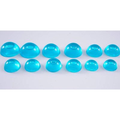 misppro 6 Size Silicone BJD Doll Eye Mold for Resin Casting, Pressure Eye DIY Molds Base for Doll Making and Craft Projects