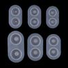 misppro 6 Size Silicone BJD Doll Eye Mold for Resin Casting, Pressure Eye DIY Molds Base for Doll Making and Craft Projects view 3