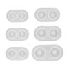 misppro 6 Size Silicone BJD Doll Eye Mold for Resin Casting, Pressure Eye DIY Molds Base for Doll Making and Craft Projects view 4