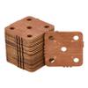BENECREAT 24 Pcs Square Weaving Card, 1.85x1.85 Inch 5 Holes Loom Cards Handmade Weaving Tools for Loom Weaving Supplies Tablet Weaving Loom Weaving Supplies, Hole: 6mm view 1