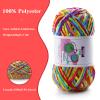 2 Plush Chunky Chenille Yarn, Fluffy Velvet for Crocheting, Soft Thick Bulky Yarns for Knitting and Making Clothes, Hats, Scarves, Blankets, Cushions (3.5oz 196.8yds Each) (Cream White) view 3