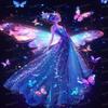 5D Diamond Painting Kits - Dreamy Butterfly Fairy Diamond Art Kits for Adults Beginner,DIY Diamond Painting Full Drill Round Rhinestone for Home Decor Room Decor 12x18inch view 1