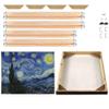 Doofiary 16x18 Inch Canvas Stretcher Bars - DIY Solid Wood Canvas Frames Kit for Oil Paintings Posters Prints & Paint by Numbers Easy Install view 1