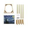 Doofiary 16x18 Inch Canvas Stretcher Bars - DIY Solid Wood Canvas Frames Kit for Oil Paintings Posters Prints & Paint by Numbers Easy Install view 3