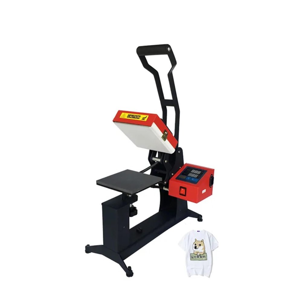 XURUIUS Heat Press Machine,Automatic Hat Cap Heat Press,Printer Label,Transfer Stamping Sublimation Machine,Digital Display,for DIY Crafts