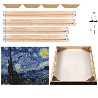 Doofiary 20x24 Inch Canvas Stretcher Bars - DIY Solid Wood Canvas Frames Kit for Oil Paintings Posters Prints & Paint by Numbers Easy Install