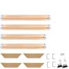 Doofiary 20x24 Inch Canvas Stretcher Bars - DIY Solid Wood Canvas Frames Kit for Oil Paintings Posters Prints & Paint by Numbers Easy Install view 2